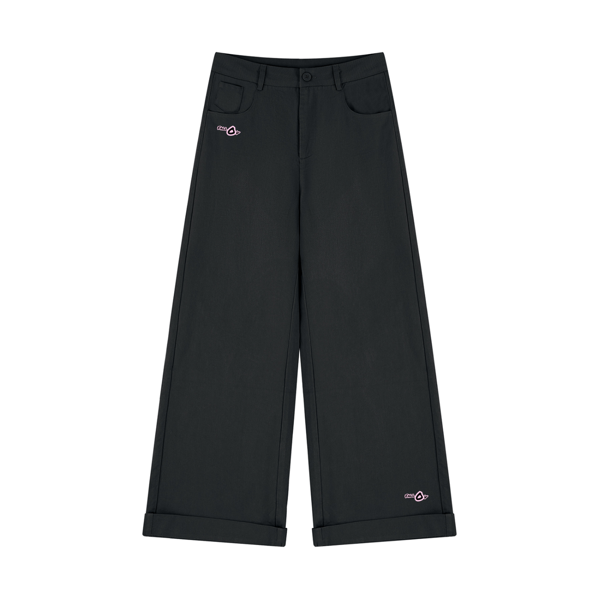 FallOv Female Basic Wide Leg Pants