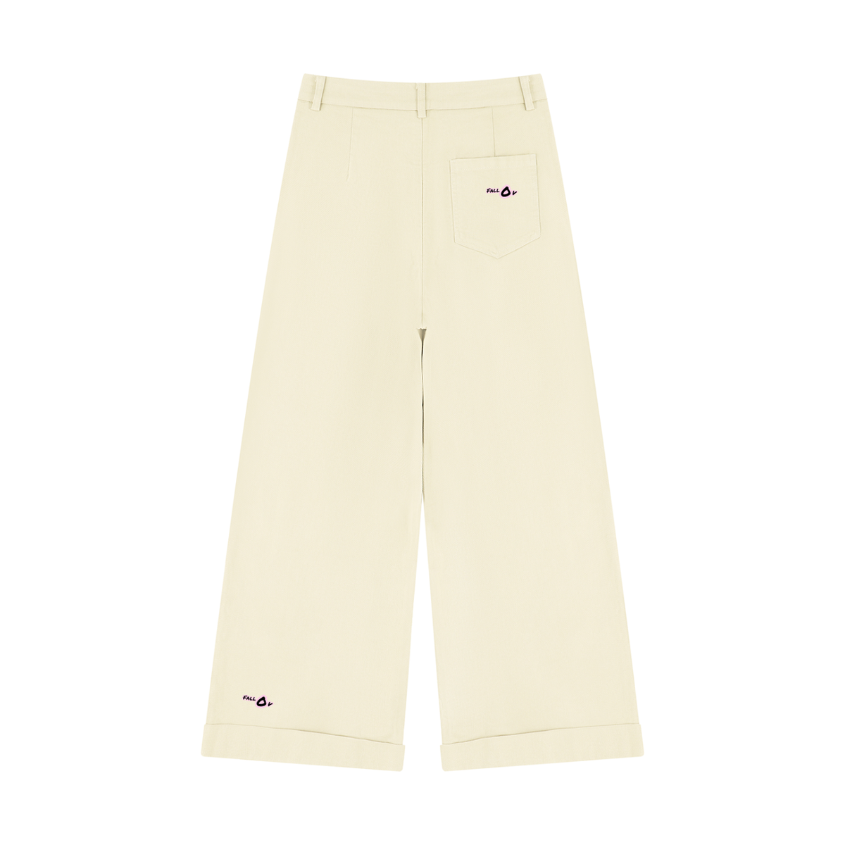 FallOv Female Basic Wide Leg Pants