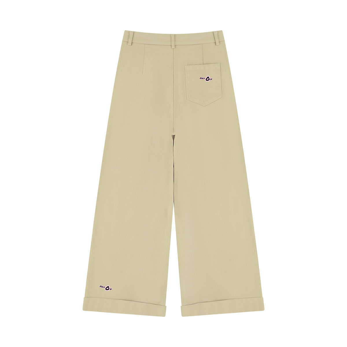 FallOv Female Basic Wide Leg Pants