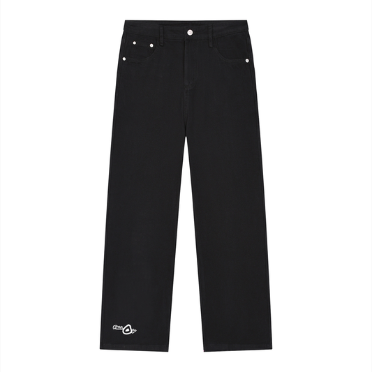 FallOv Vintage Wash Straight Leg Jeans