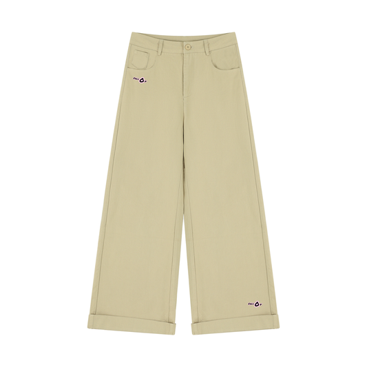 FallOv Female Basic Wide Leg Pants