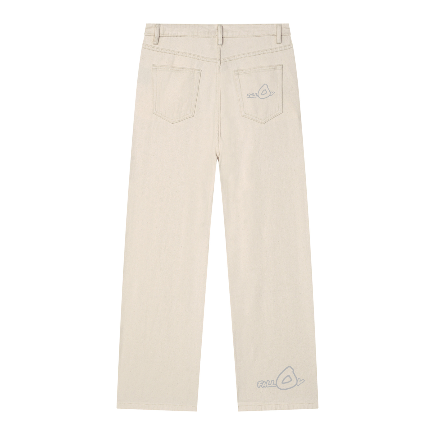 FallOv Vintage Wash Straight Leg Jeans