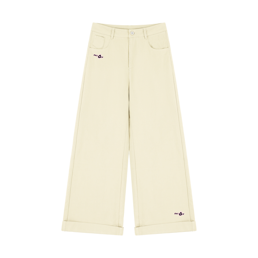 FallOv Female Basic Wide Leg Pants