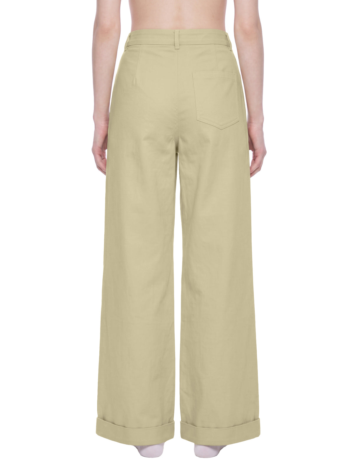 FallOv Female Basic Wide Leg Pants